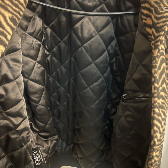 Straight to Hell Men's Zebra Print Bomber Jacket - Picture 11 of 14